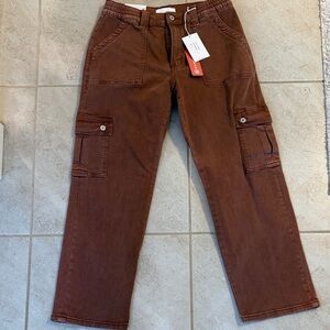 Women’s Vervet Red Brick Cargo Pants